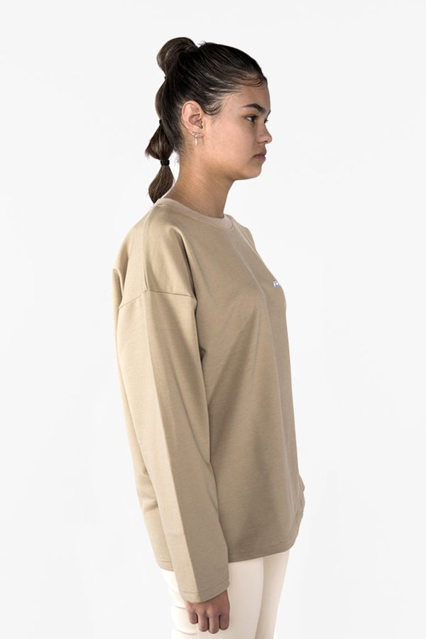 Long sleeve Oversized Beige Cube Monkey Rolánn